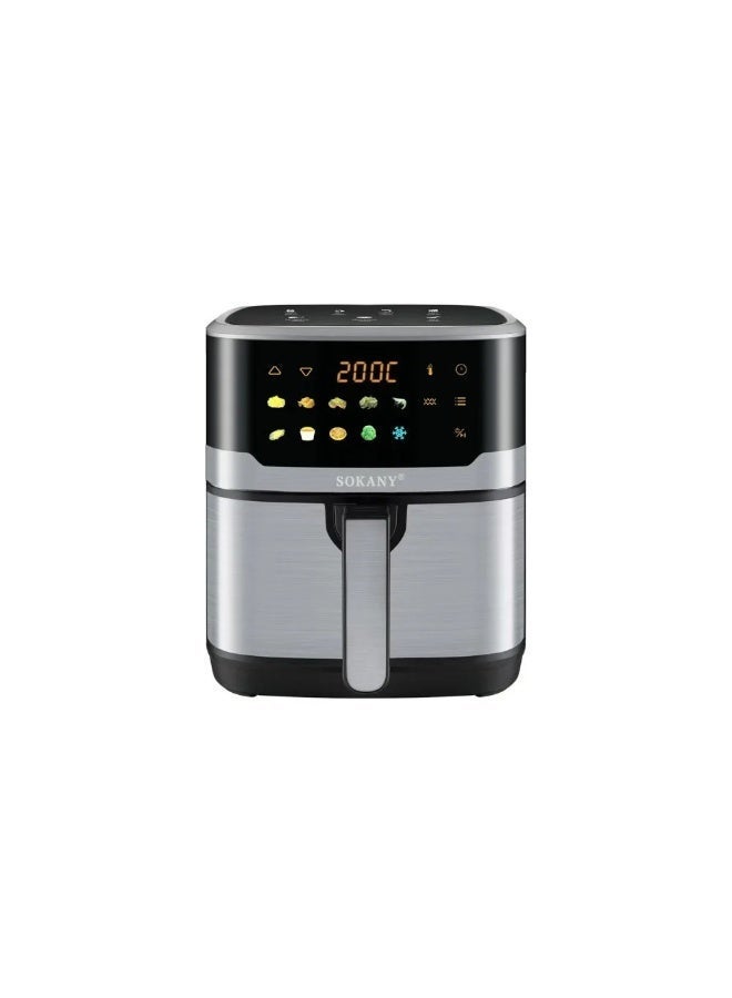 sokany Sokani digital fryer, 7.5 liters, 2200 watts, 2 heaters, SK-10085 - Image 1